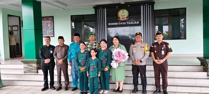 Ketua DPRD Tanjab Barat Sambut Dandim Baru