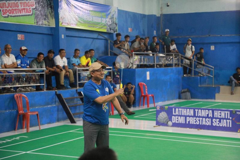 Bupati Anwar Sadat Dorong Pembinaan Atlet Muda Berkelanjutan Melalui Turnamen Bulutangkis Berkah Madani Cup Tahun 2026